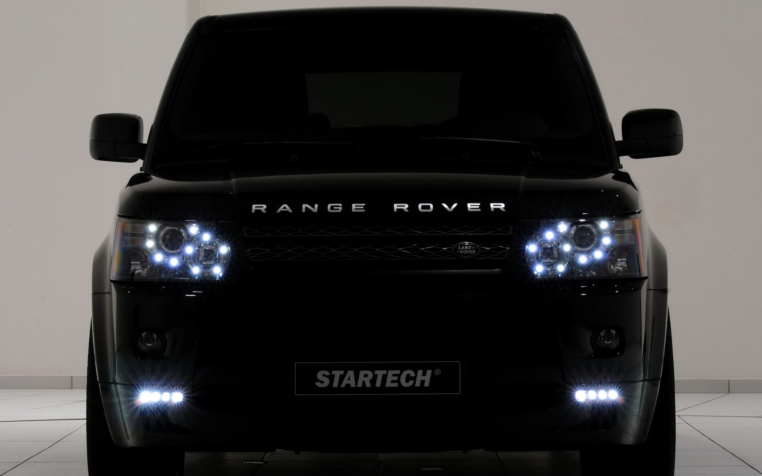 Black Range Rover Sport Front - HD Wallpaper 
