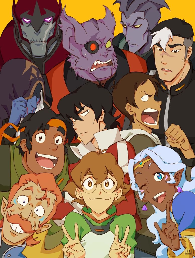 Voltron Legendary Defender Art - HD Wallpaper 