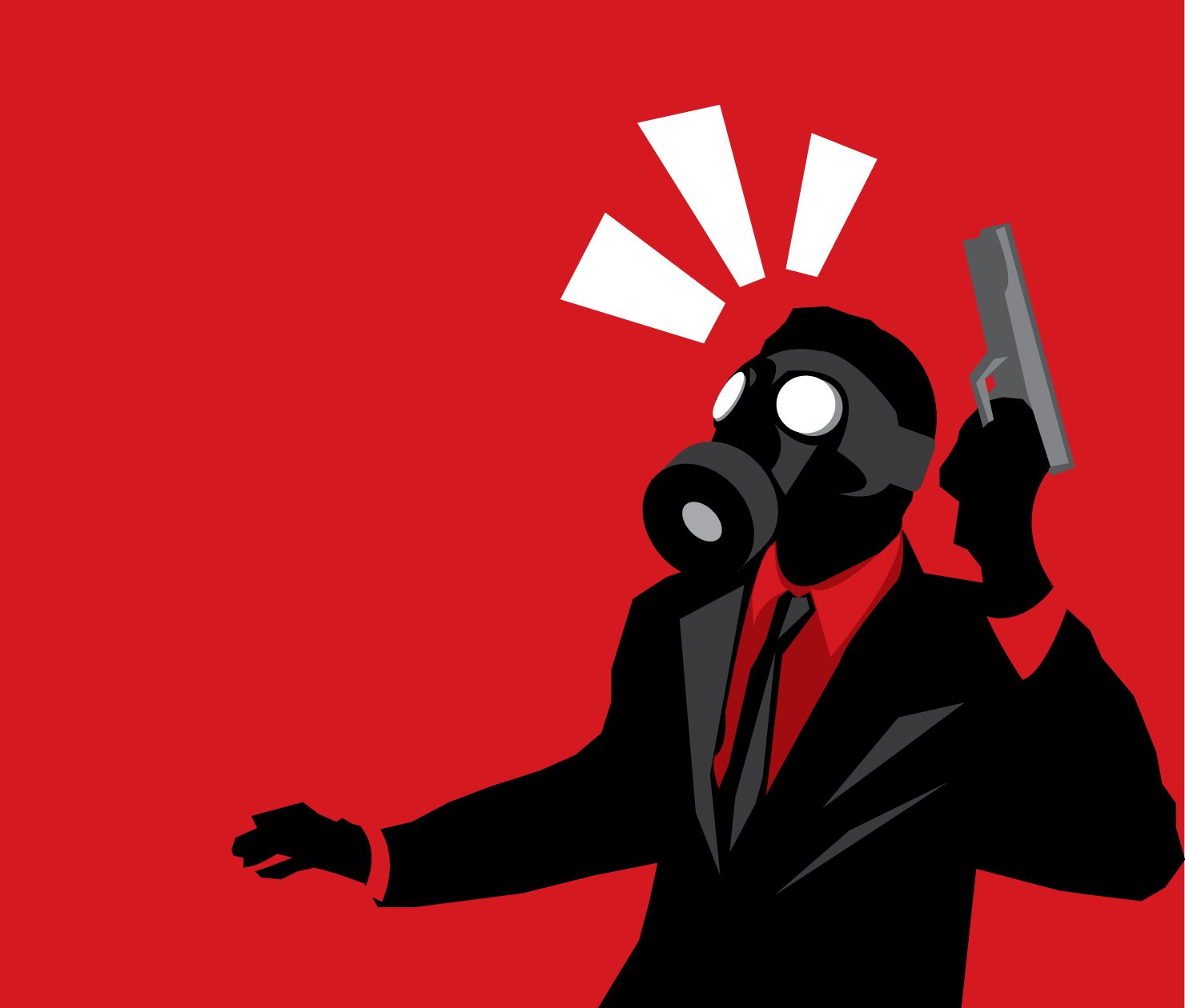 Gas Mask Suit Guy - HD Wallpaper 