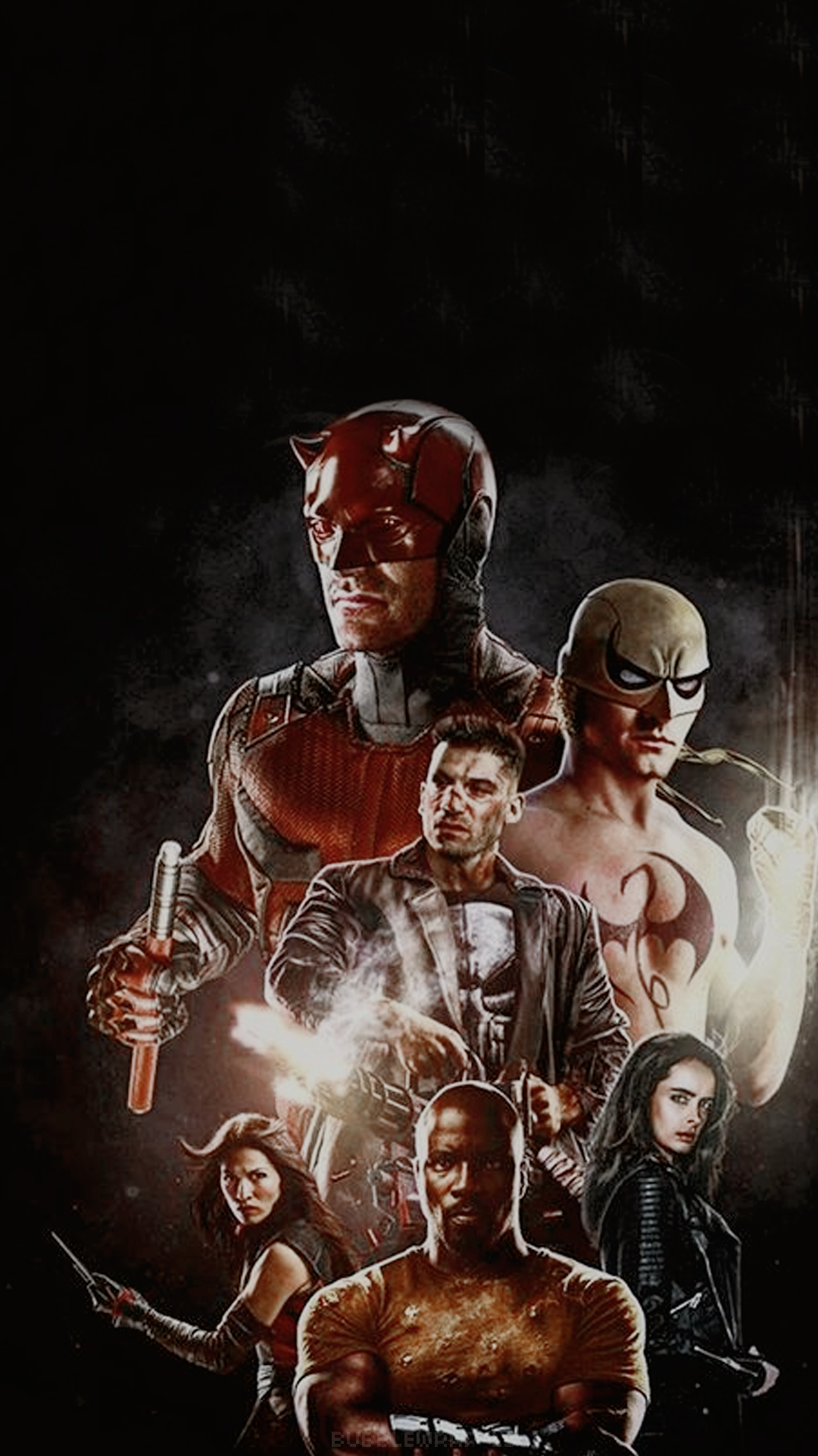 Marvel Defenders Poster - HD Wallpaper 