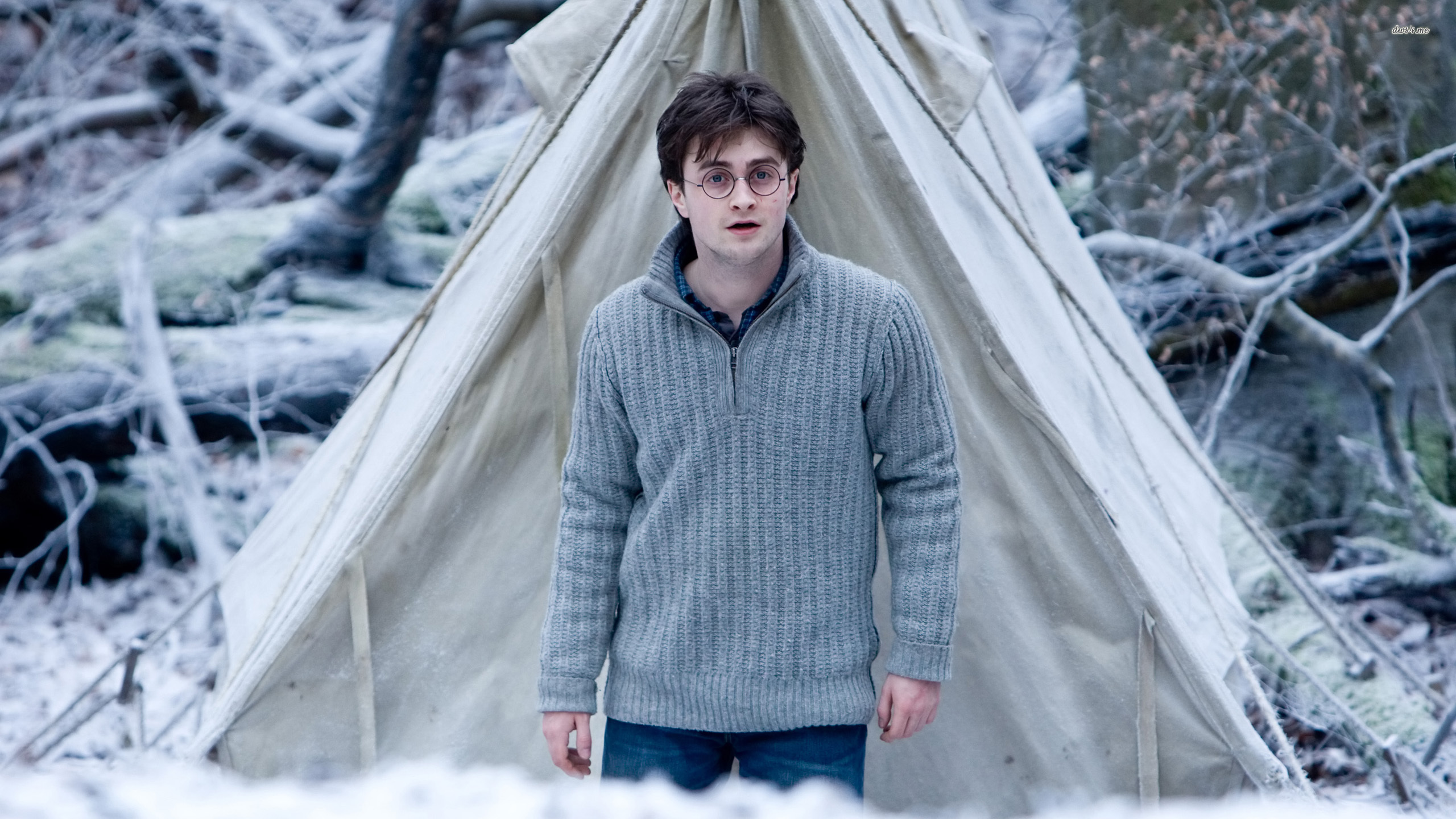 Daniel Radcliffe Harry Potter Deathly Hallows - HD Wallpaper 