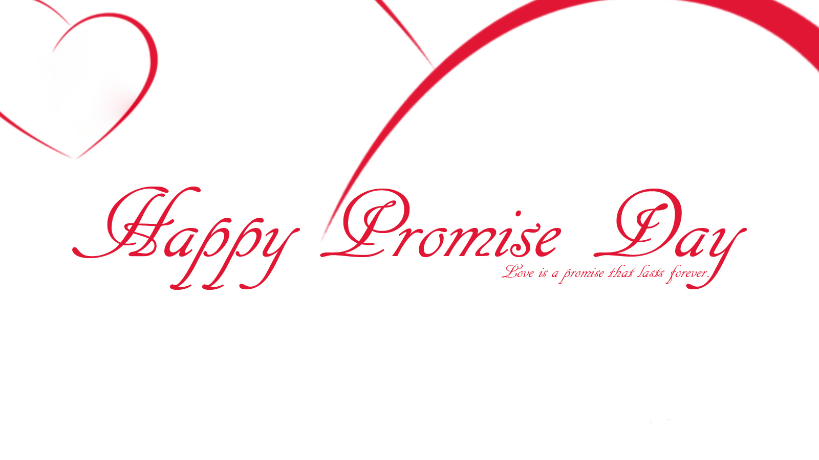 Promise Day Wallpaper - Romantic Happy Promise Day - 1600x900 Wallpaper -  