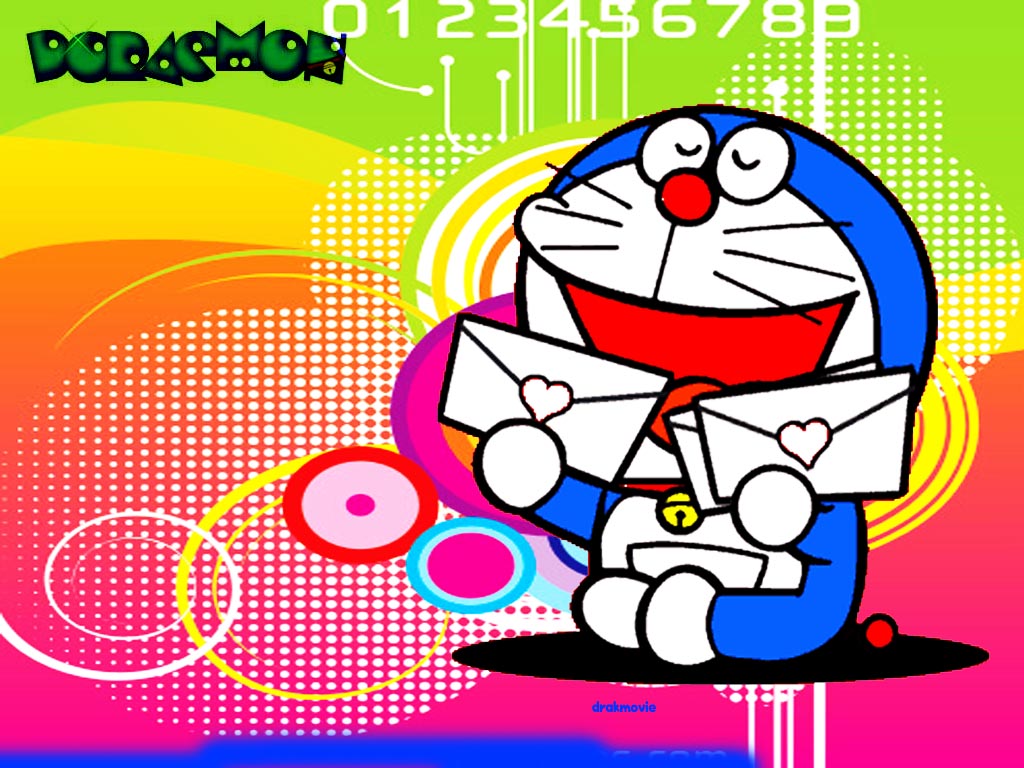 Wallpaper Doraemon Hd Keren - Doraemon Love Letter - HD Wallpaper 
