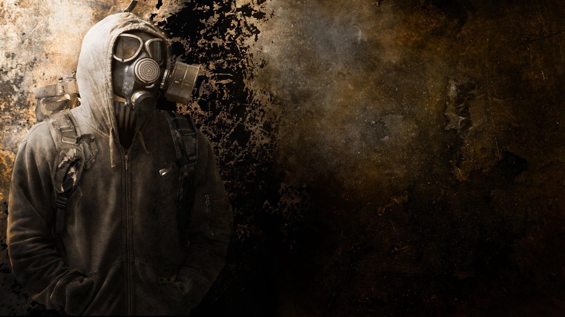Gas Mask Wallpaper - Stalker Shadow Of Chernobyl Menu - HD Wallpaper 