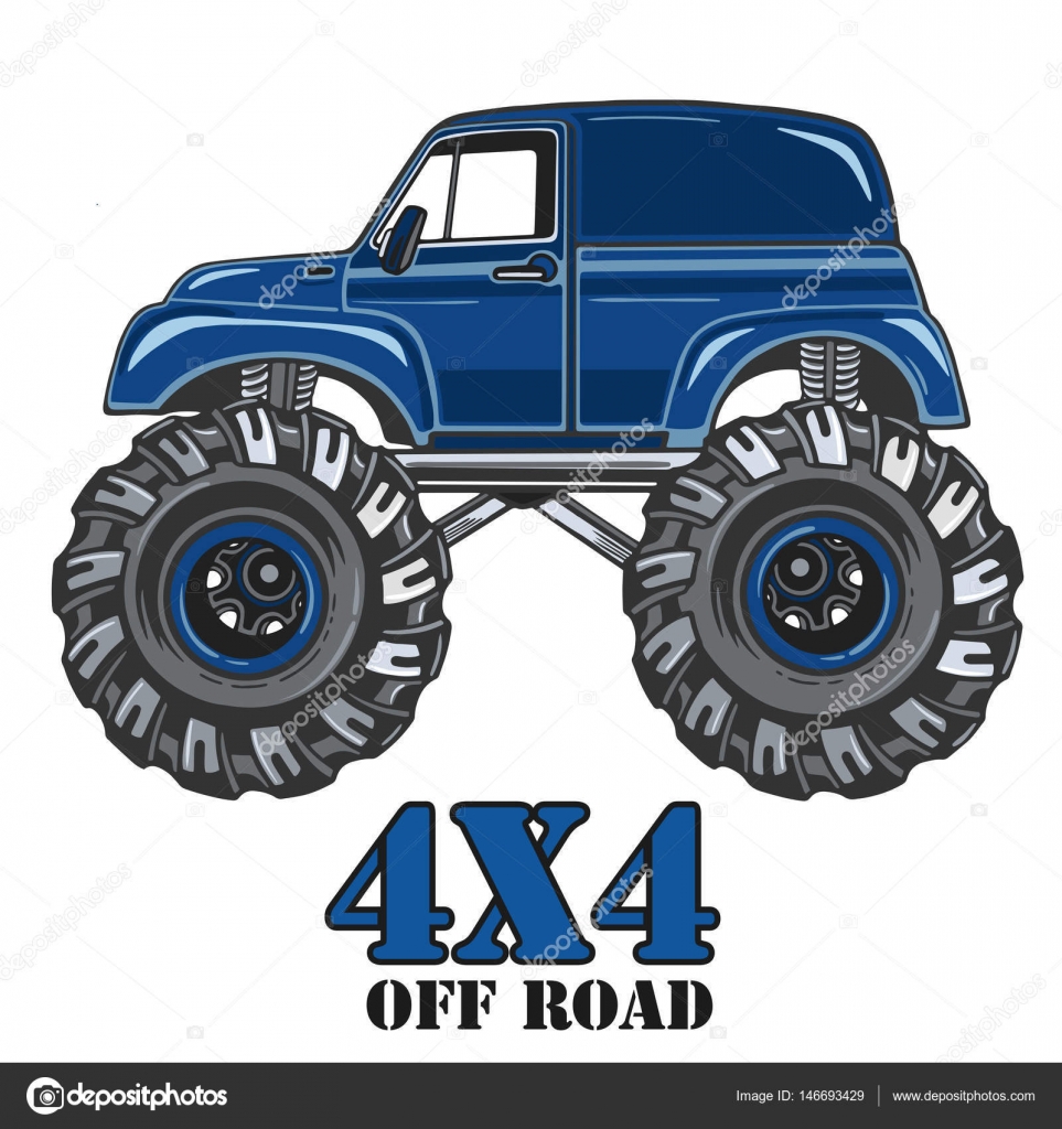 Dibujos De Camion Monstruo - HD Wallpaper 