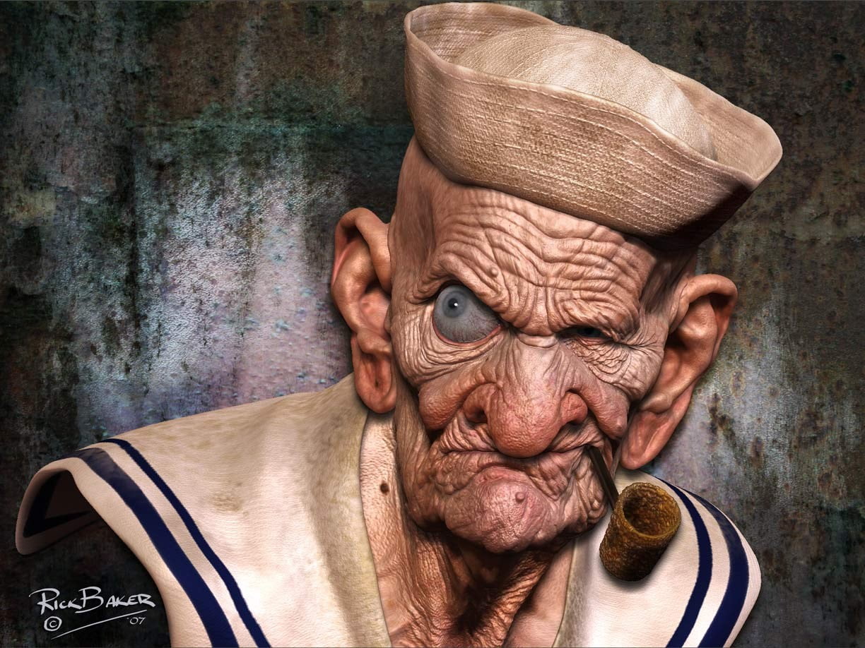 Popeye The Sailor Man Old - HD Wallpaper 