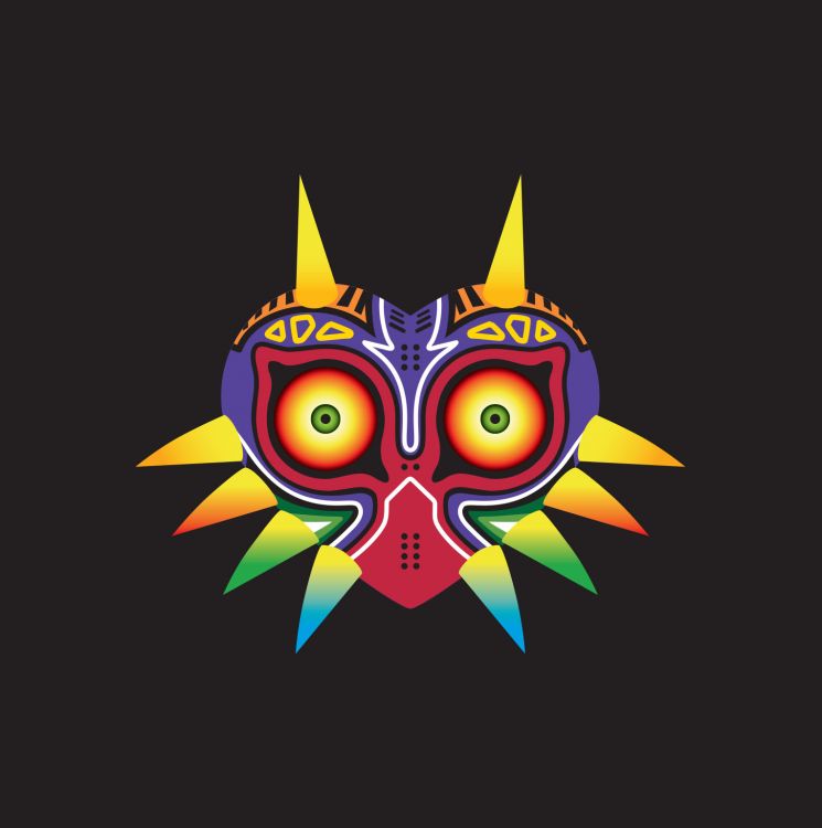 Wallpapers Video Games The Legend Of Zelda - Majoras Mask Mask Art - HD Wallpaper 