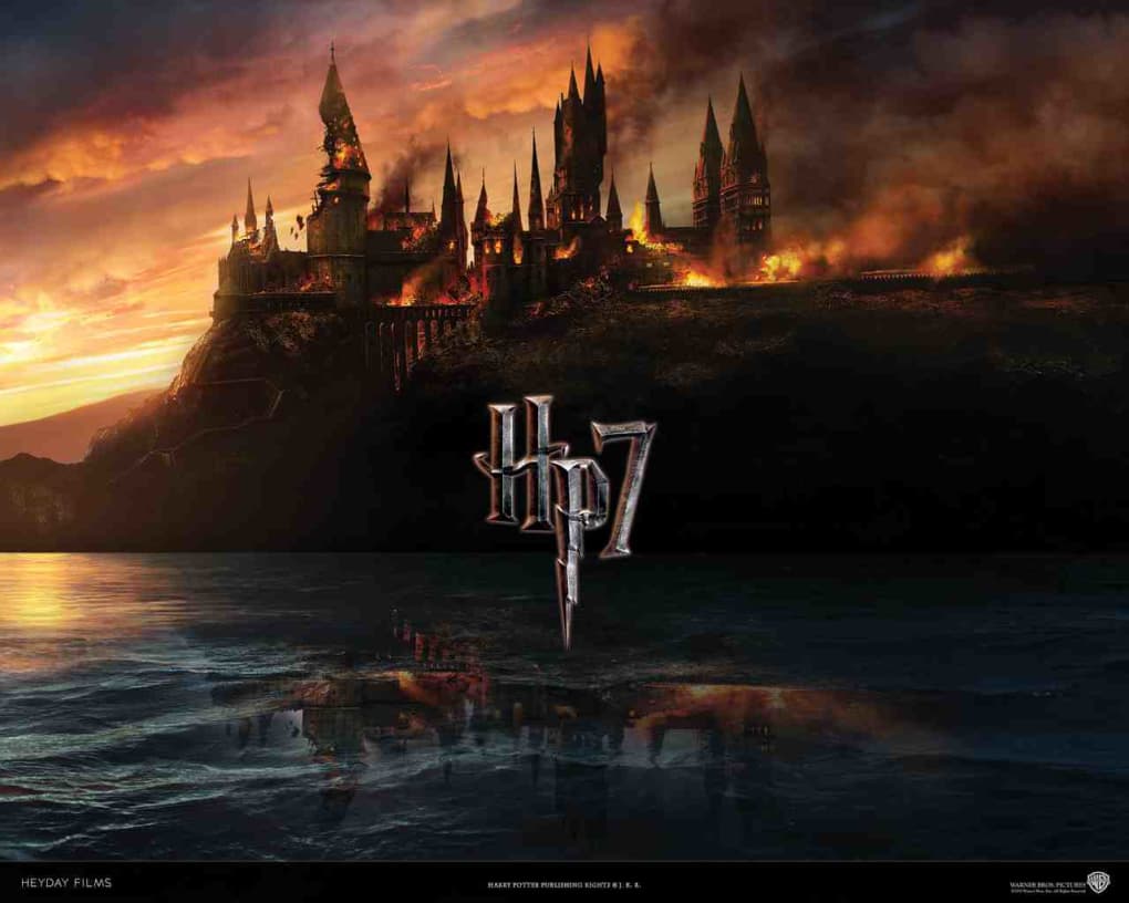 Harry Potter And The Deathly Hallows - Hogwarts Harry Potter Movies - HD Wallpaper 