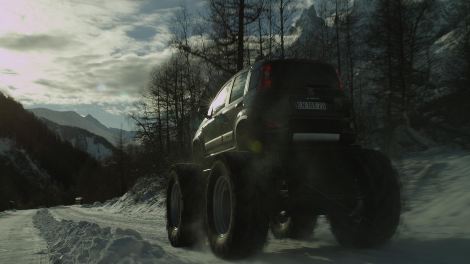 89556 Fiat Panda Monster Truck - Fiat Panda - HD Wallpaper 