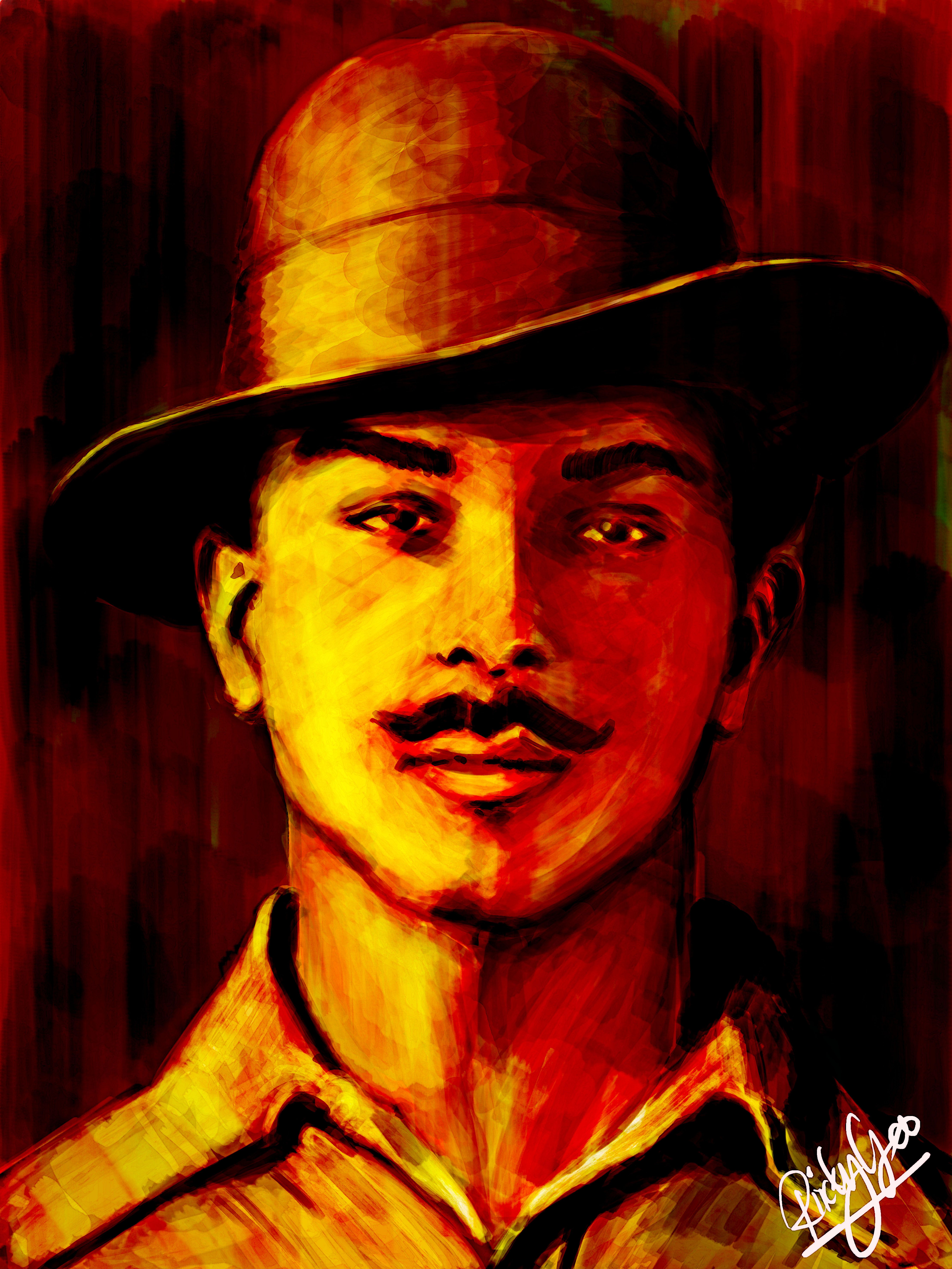 Bhagat Singh Hd Wallpaper - HD Wallpaper 