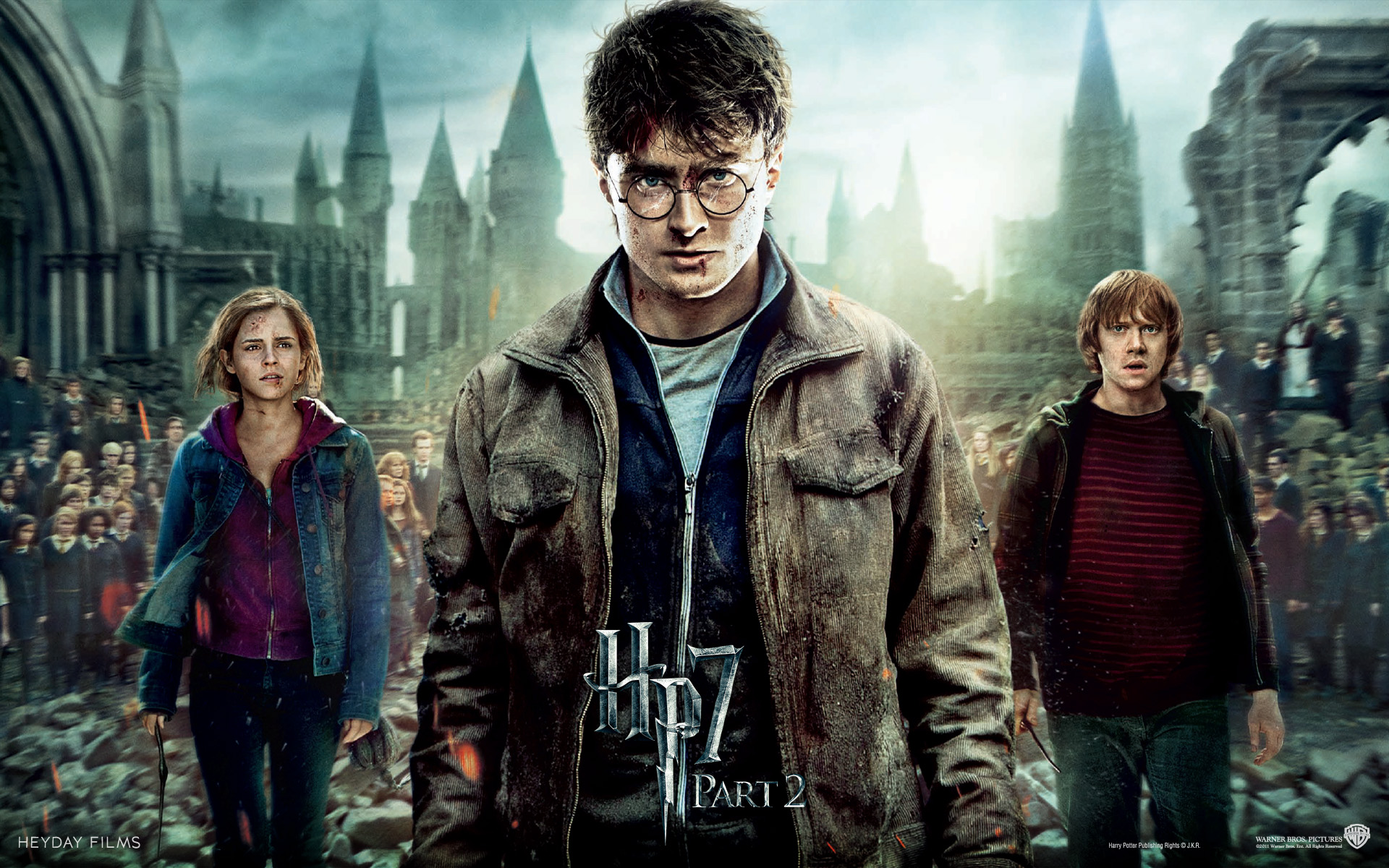 Harry Potter And The Deathly Hallows Wallpaper Hero - Harry Potter And The Deathly Hallows Part 2 Wallpaper - HD Wallpaper 