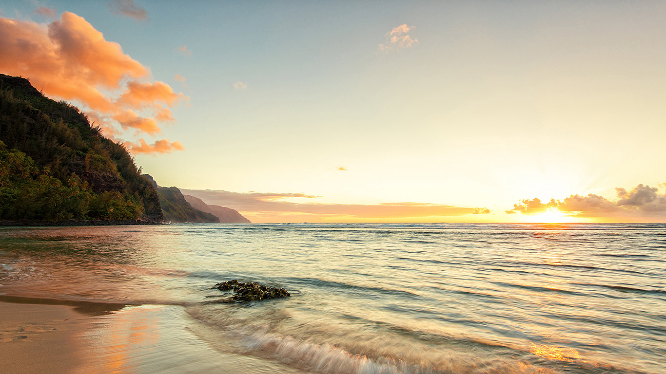 High Resolution Sunrise Hd Wallpaper Id - Beach Wallpaper For Laptop - 1366x768 Wallpaper High Resolution Sunrise Hd Wallpaper Id - Beach Wallpaper For Laptop - 1366x768 Wallpaper