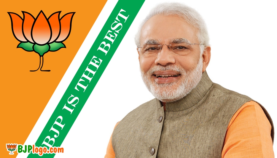 Bharatiya Janata Party Logo With Modi @ Bjplogo - Modi Best Pm Unesco - HD Wallpaper 