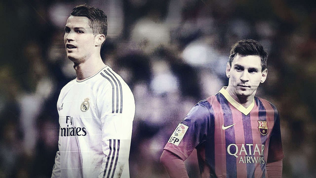 Cristiano Ronaldo E Messi - HD Wallpaper 