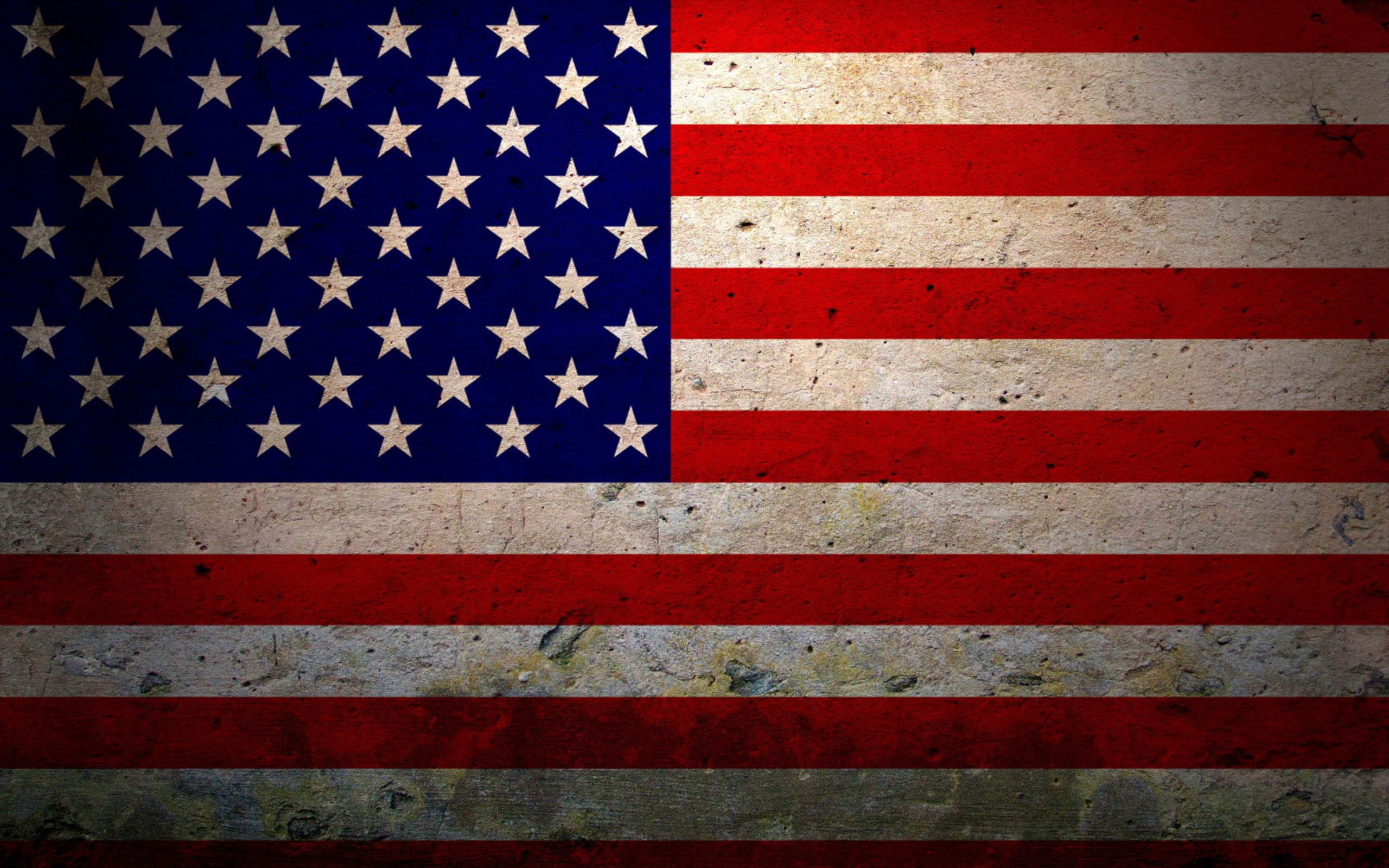 Grunge American Flag - HD Wallpaper 