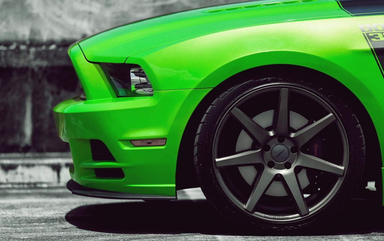 Green Shelby Mustang Wallpapers - Ford Mustang Wallpapers Green - HD Wallpaper 