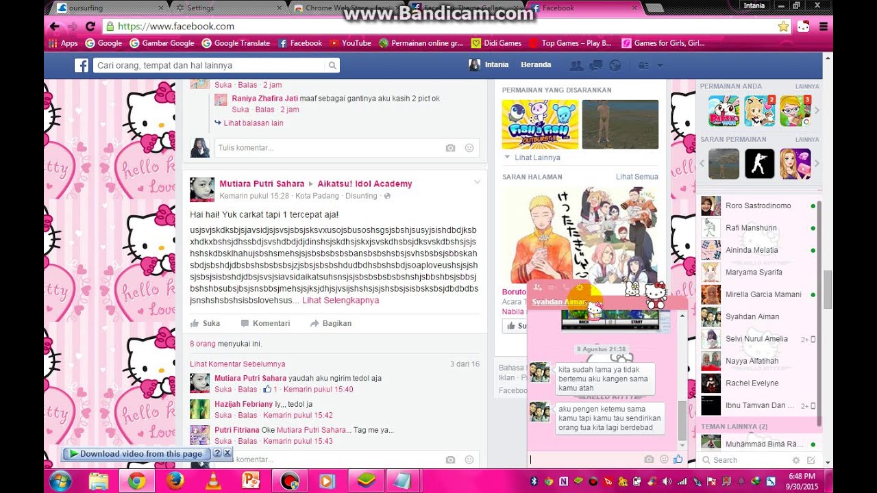 Cara Mengganti Tema Hello Kitty Laptop Windows 7 - HD Wallpaper 