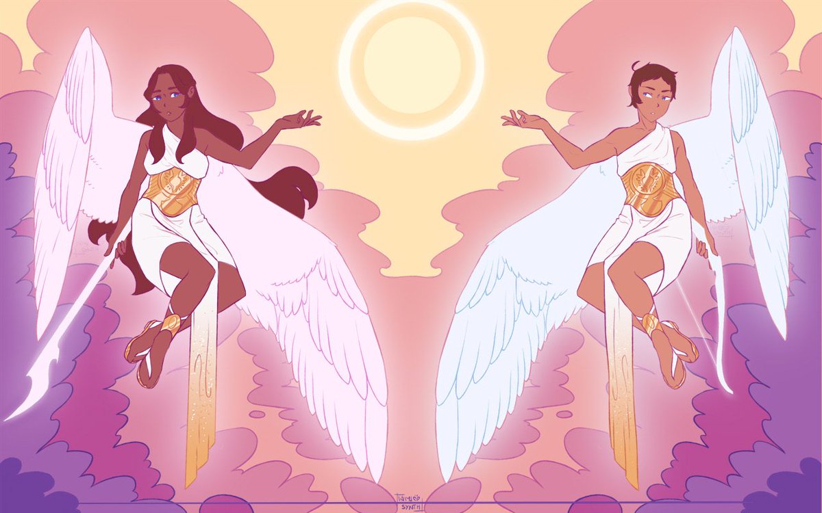 Klance Angel Demon Au - HD Wallpaper 