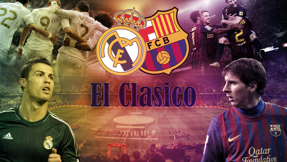 El Clasico, Football, Lionel Messi, Ronaldo, Messi, - El Clasico - HD Wallpaper 
