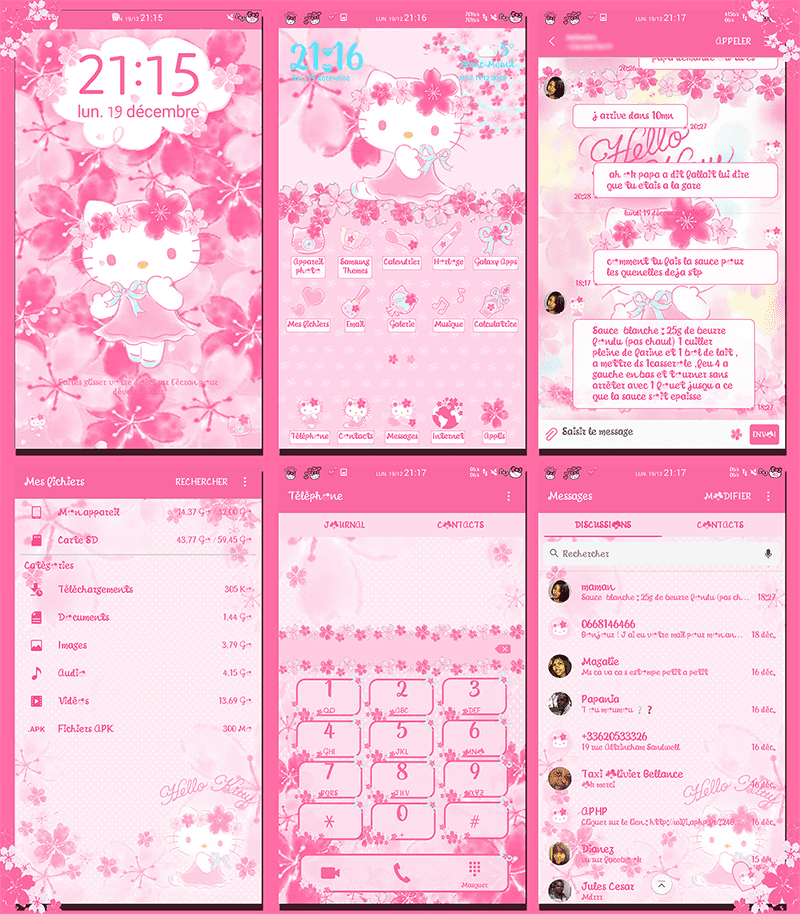 Hello Kitty Samsung Themes - HD Wallpaper 