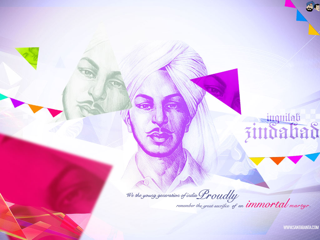 Bhagat Singh Wallpaper - Bhagat Singh Rajguru Sukhdev - HD Wallpaper 