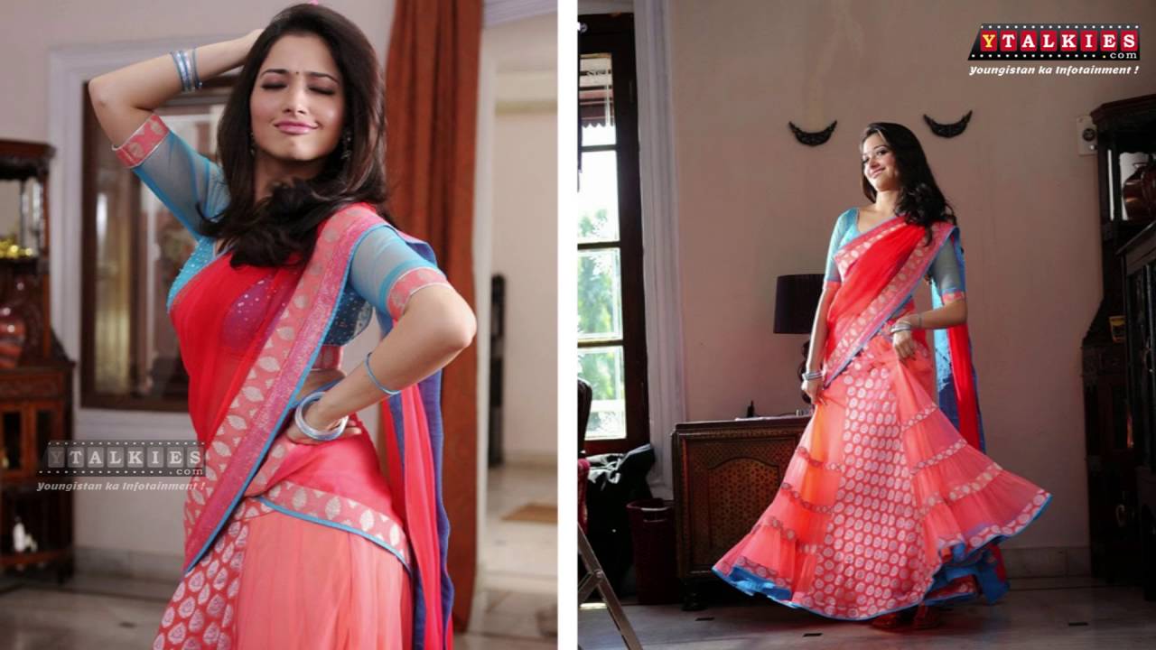 Tamanna In Half Saree - HD Wallpaper 