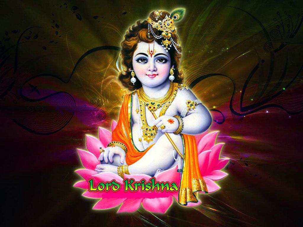 Hd Hindu Krishna God - HD Wallpaper 