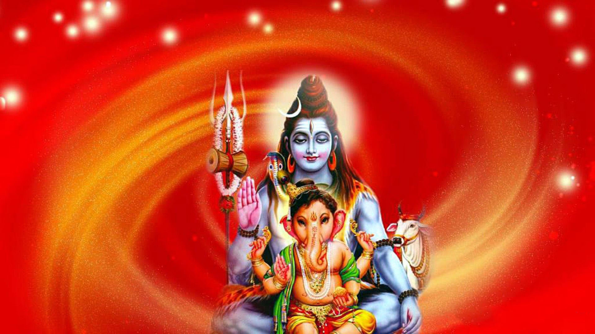 Shiv Ganesh Hd Wallpaper Hindu Gods And Goddesses - Lord Ganesha - HD Wallpaper 