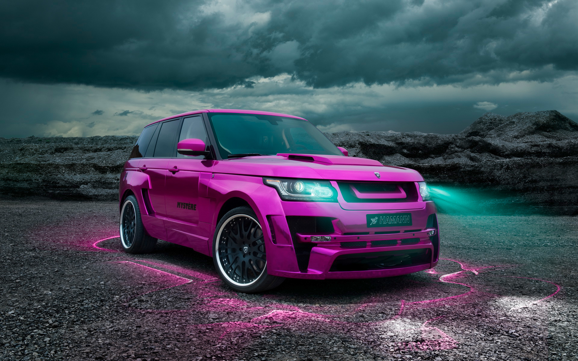 Hamann Range Rover Vogue Widebody Mystere Wallpaper - Pimped Range Rover Sport - HD Wallpaper 