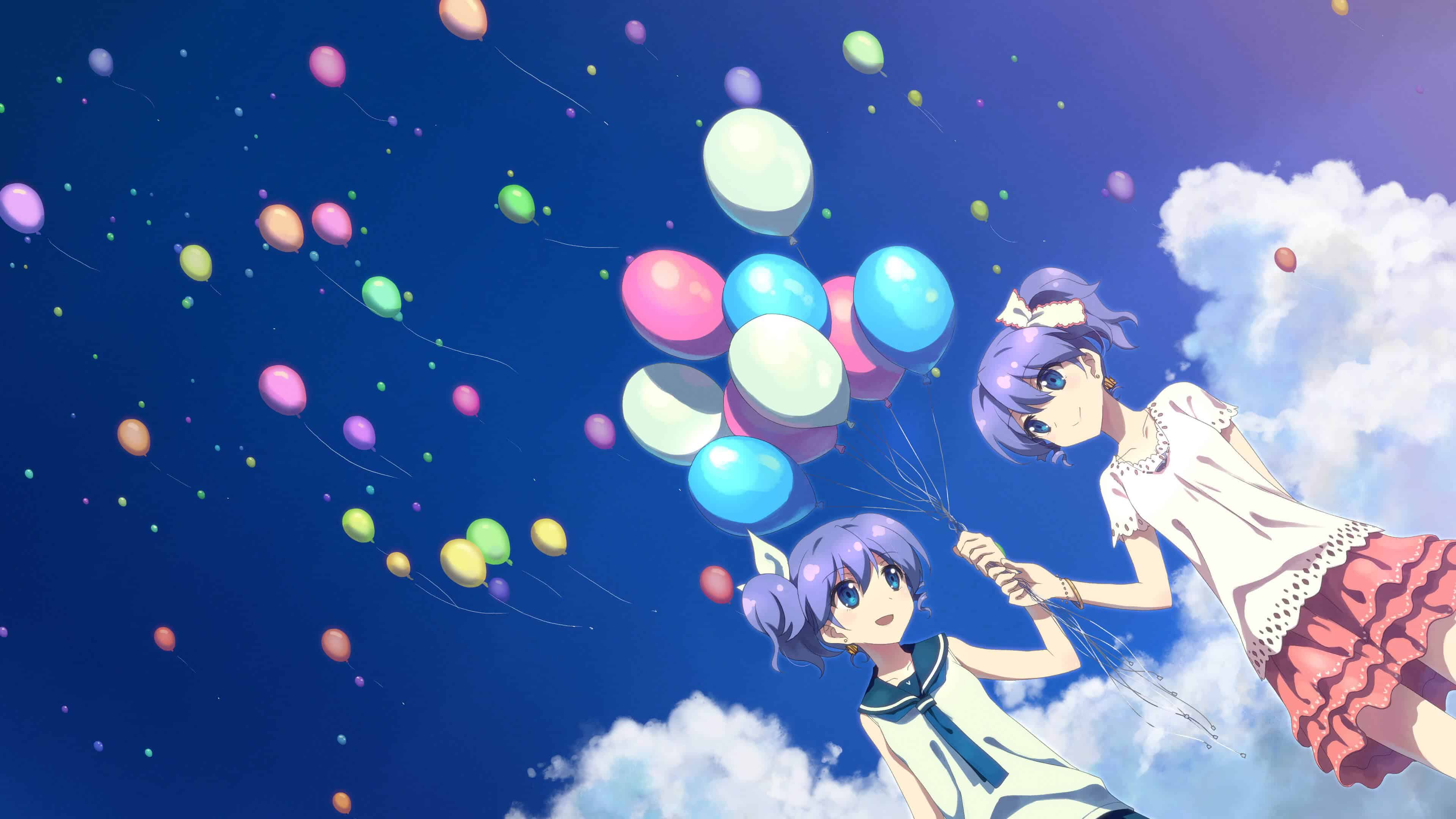 Nightcore Red Balloon Uhd 4k Wallpaper Anime Balloon 3840x2160 Wallpaper Teahub Io