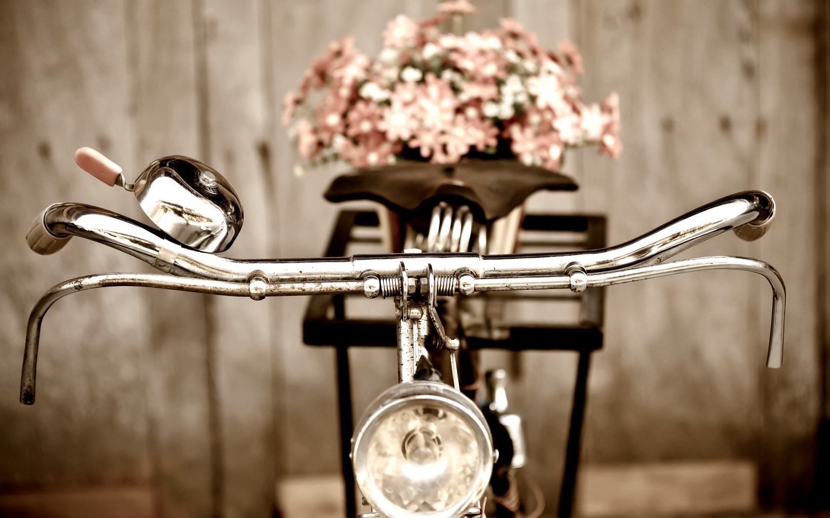 Macro Classic Vintage Wallpaper Hd Flowers - Vintage Bicycle - HD Wallpaper 