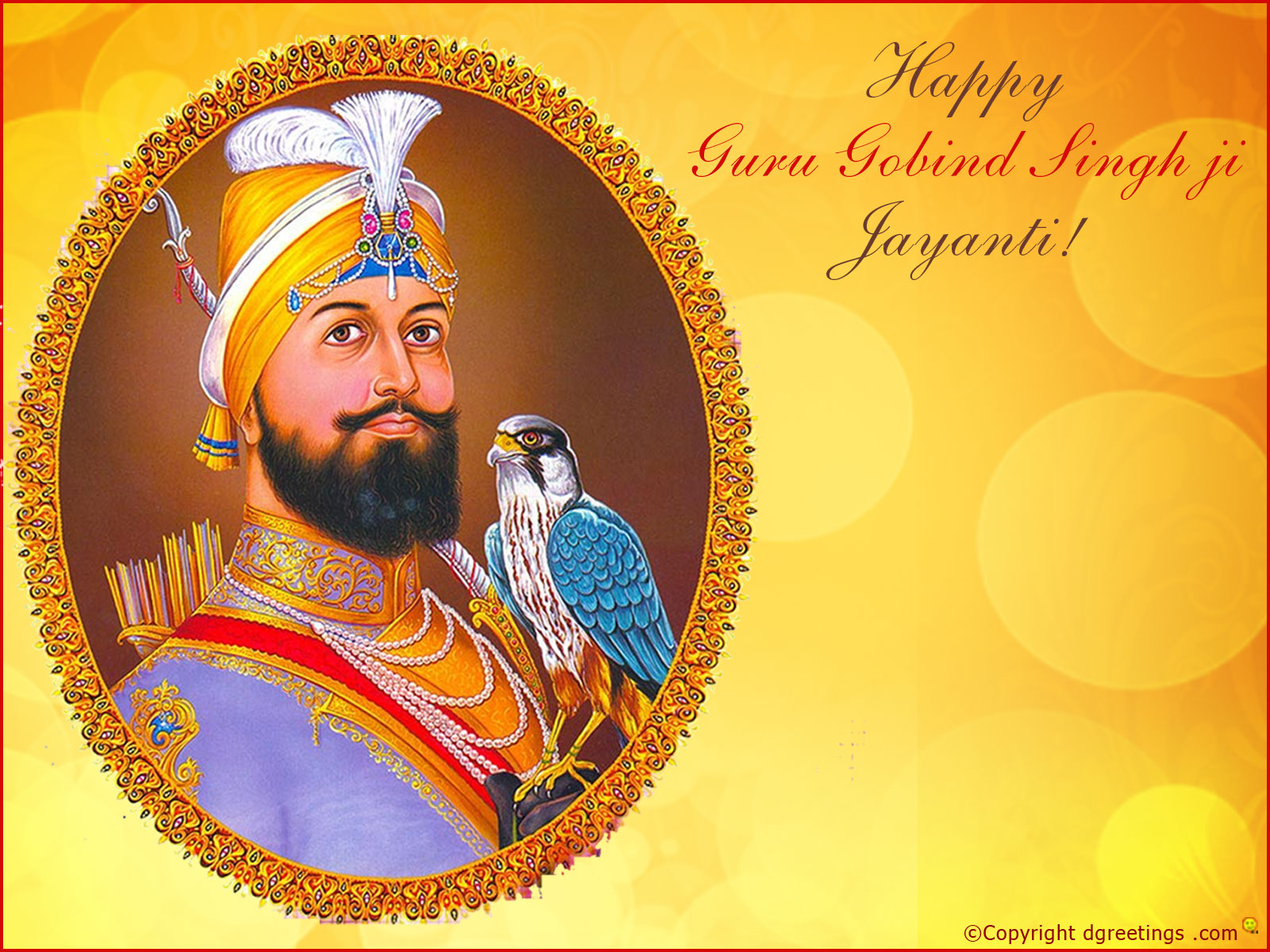 Right Click To Set As Wallpaper - Birthday Of Guru Gobind Singh Ji - HD Wallpaper 