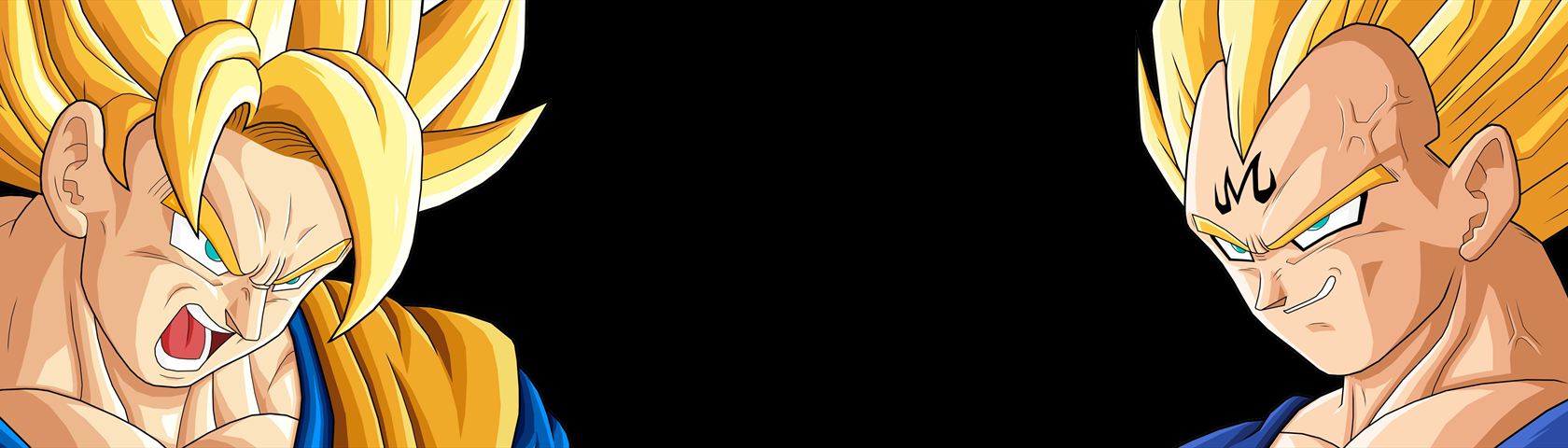 Goku Vs Majinvegeta - Goku And Vegeta Dual Monitor - HD Wallpaper 