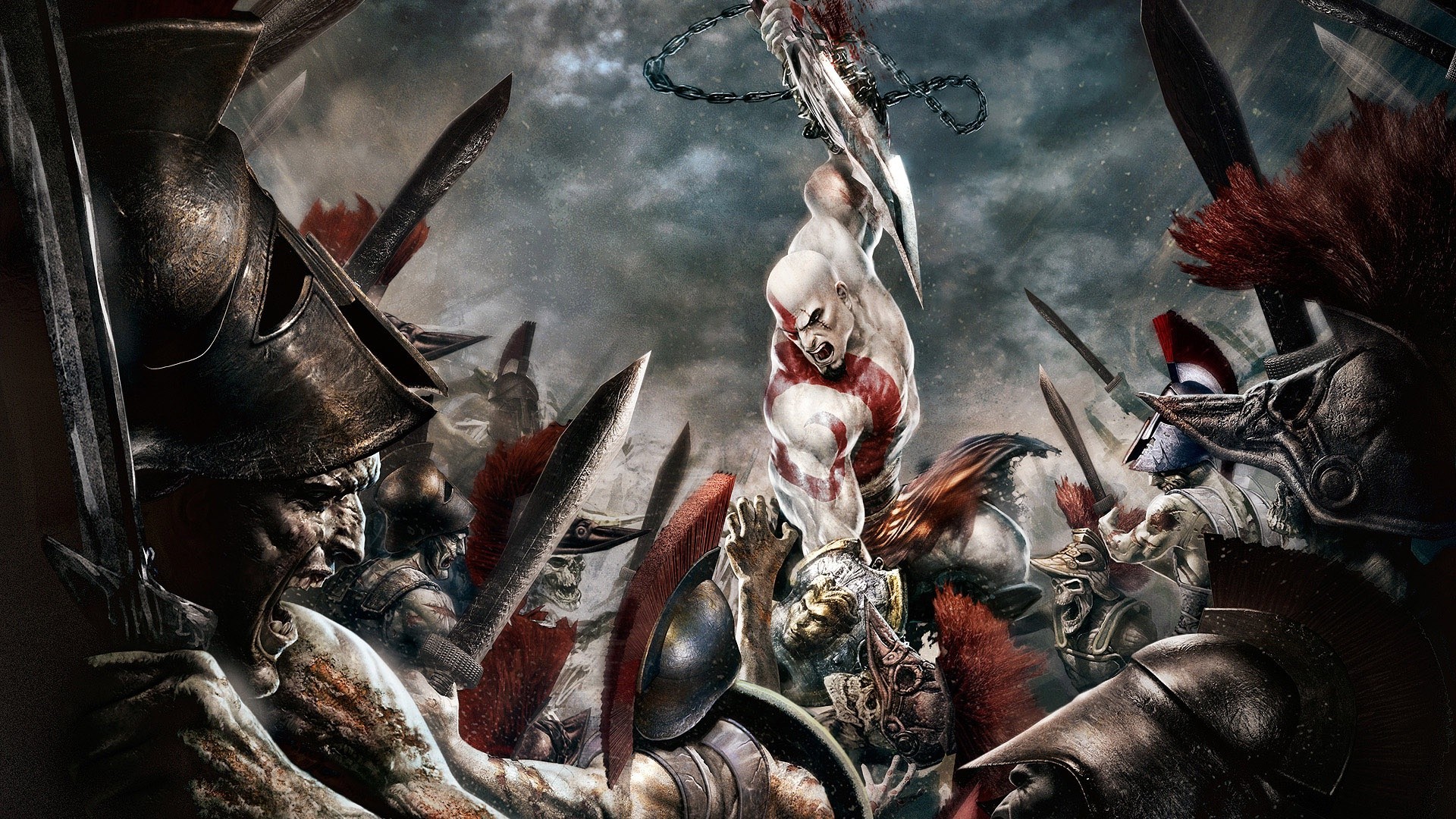 God Of War Hd Wallpapers Backgrounds Wallpaper - Kratos God Of War 1 - HD Wallpaper 