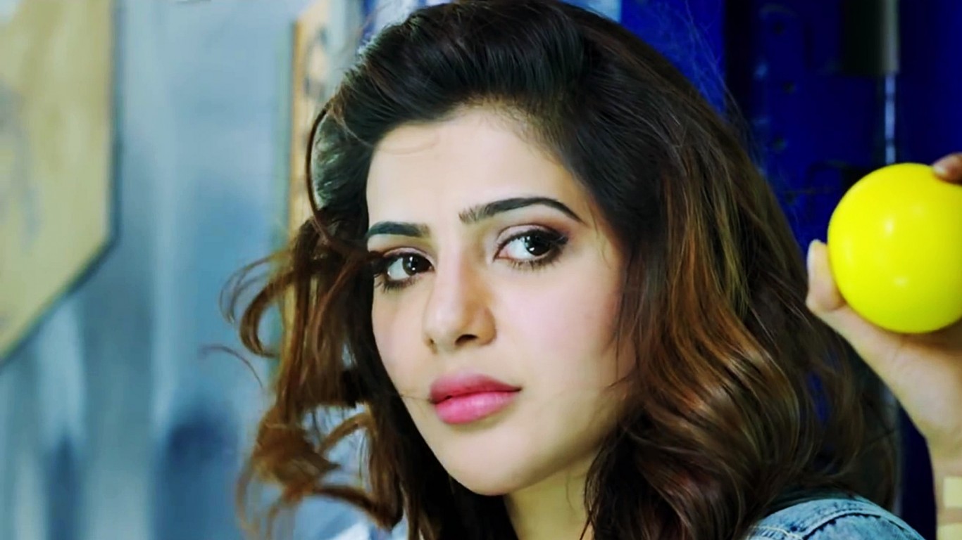 Face Samantha Ruth Prabhu - HD Wallpaper 