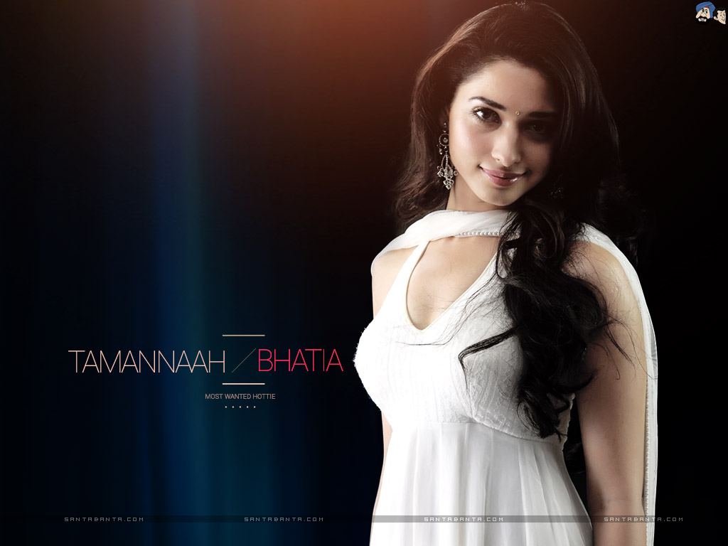 Tamannaah Bhatia - Indian Actress In White Dress - HD Wallpaper 