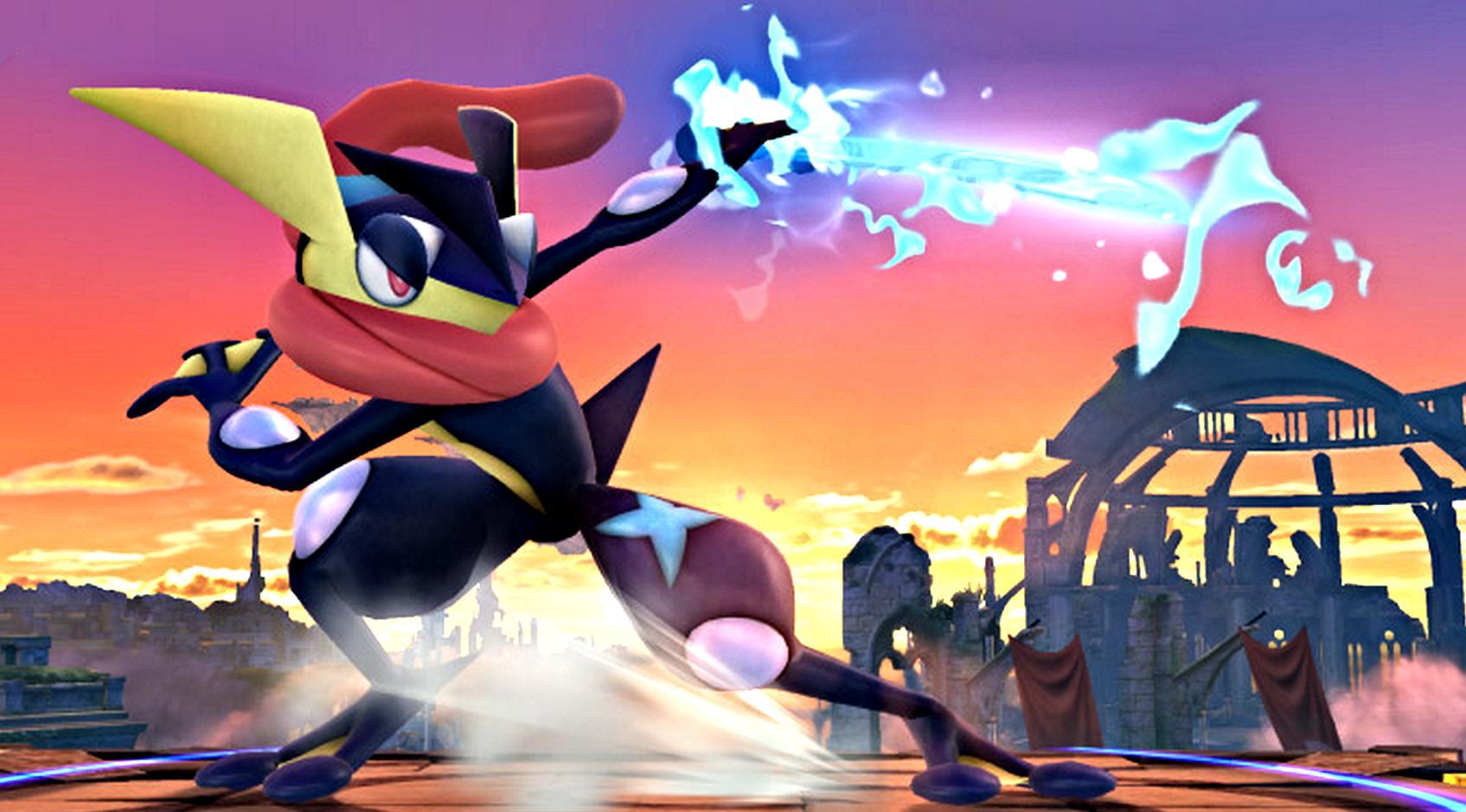 Pokemon Greninja Super Smash Bros - HD Wallpaper 