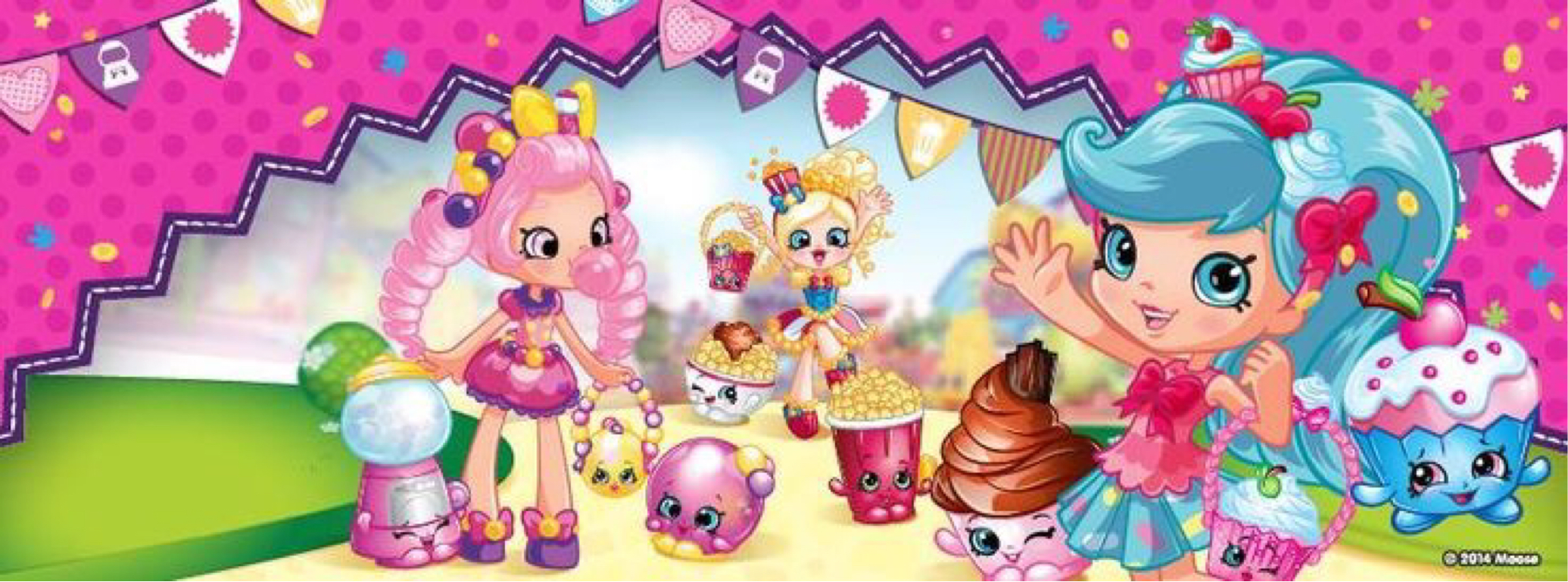 Shopkins Shoppies Background - HD Wallpaper 