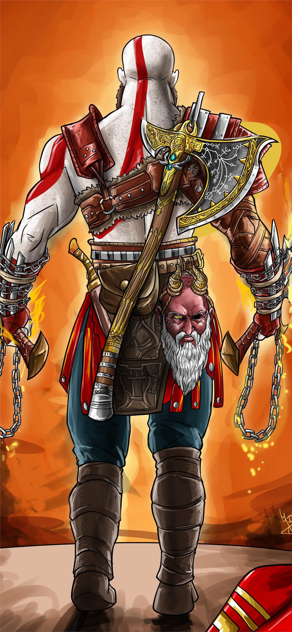 Kratos God Of War 4 Wallpaper 4k - HD Wallpaper 