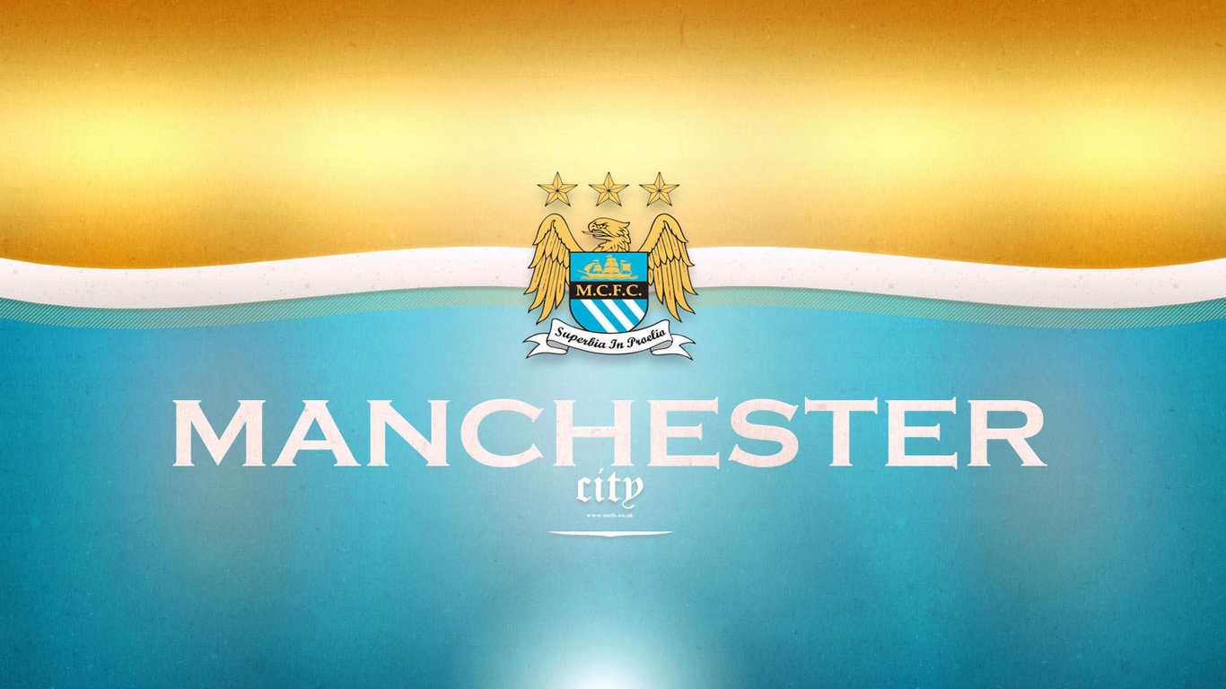Manchester City Fc Logo Widescreen Wallpaper Manchester City Wallpapers For Mac 1366x768 Wallpaper Teahub Io
