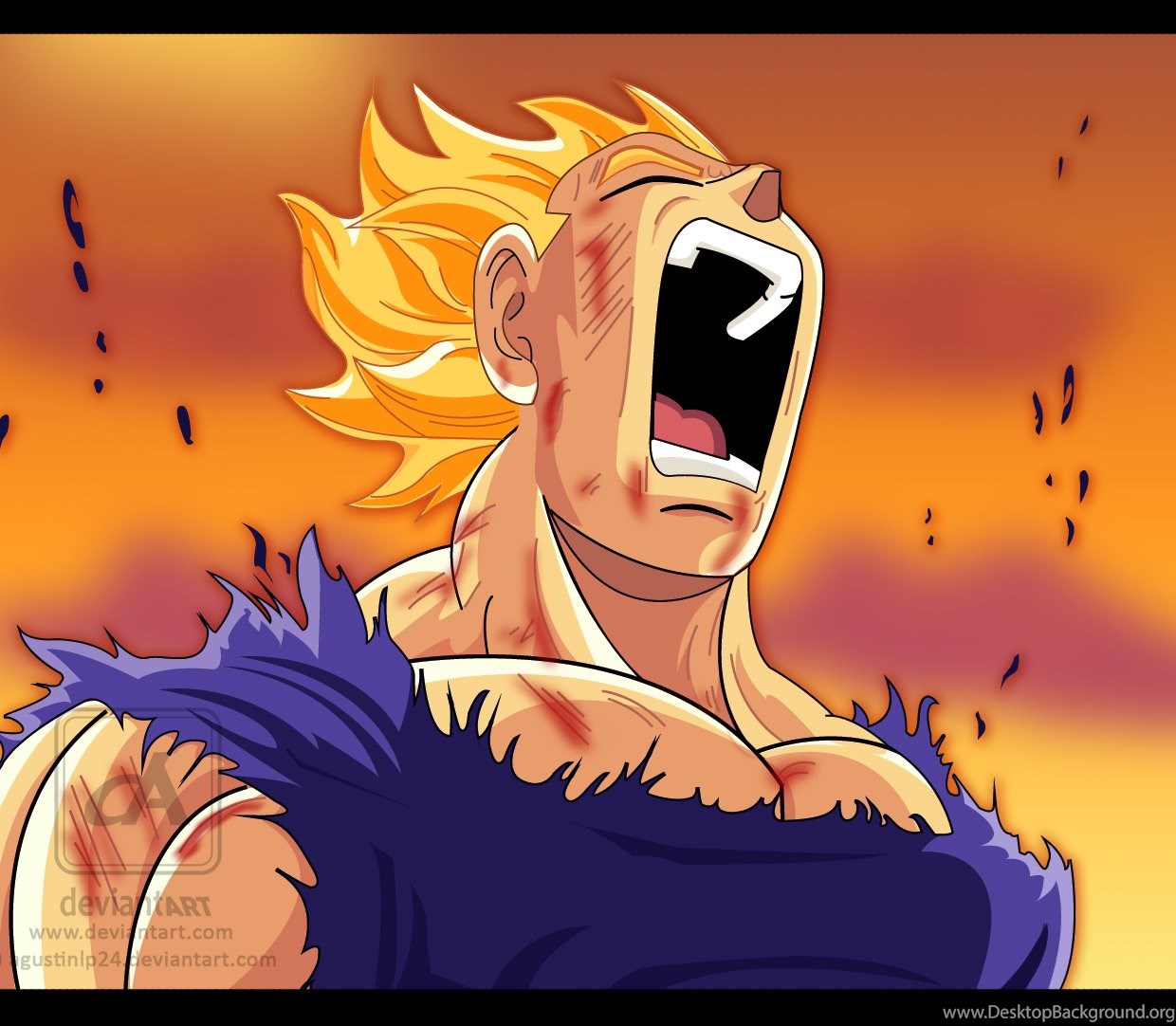 Majin Vegeta Walpaper Hd - HD Wallpaper 