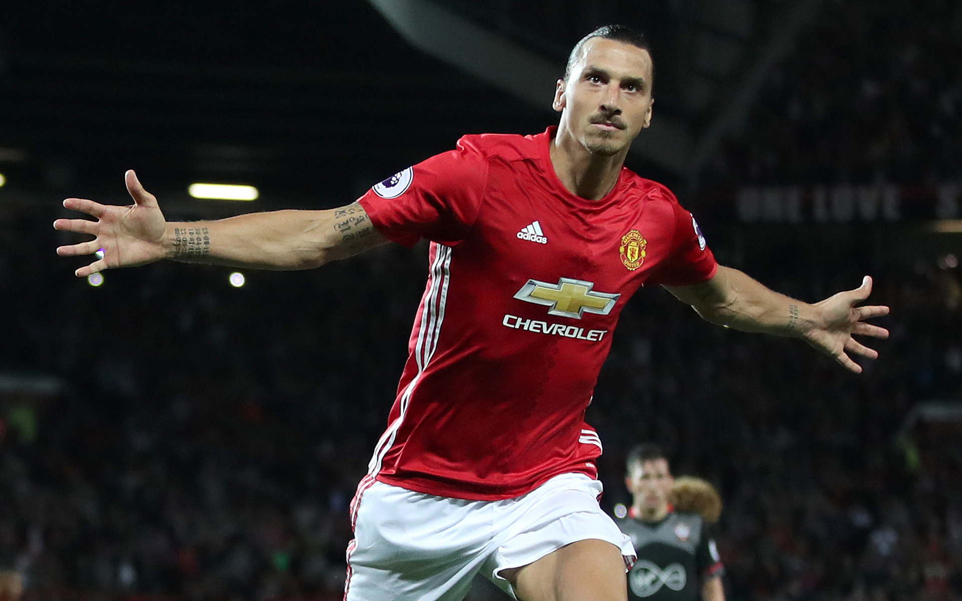 Soccer, Zlatan Ibrahimovic, Goal, Premier League, Football - Ibrahimovic M United - HD Wallpaper 