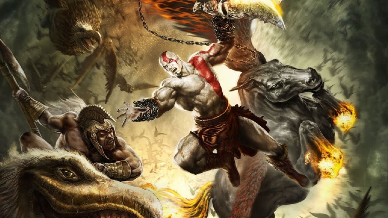 God Of War 2 Art - HD Wallpaper 