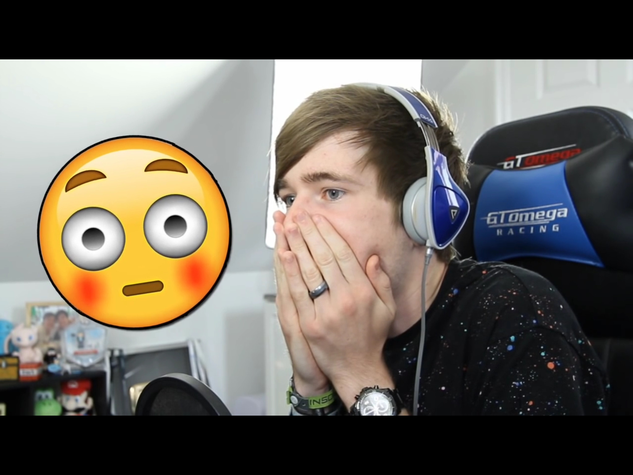 This Is A Picture/snapshot Of The One The Only Dantdm - Headphones - HD Wallpaper 