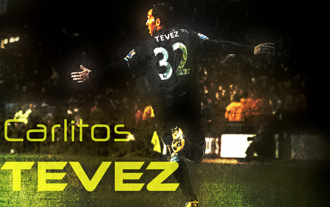 Carlos Tevez Wallpaper Manchester City - Darkness - HD Wallpaper 