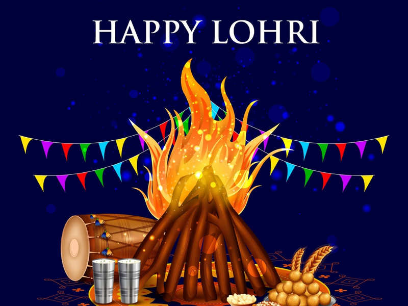 Happy Lohri - Wishes Messages Happy Lohri 2019 - HD Wallpaper 
