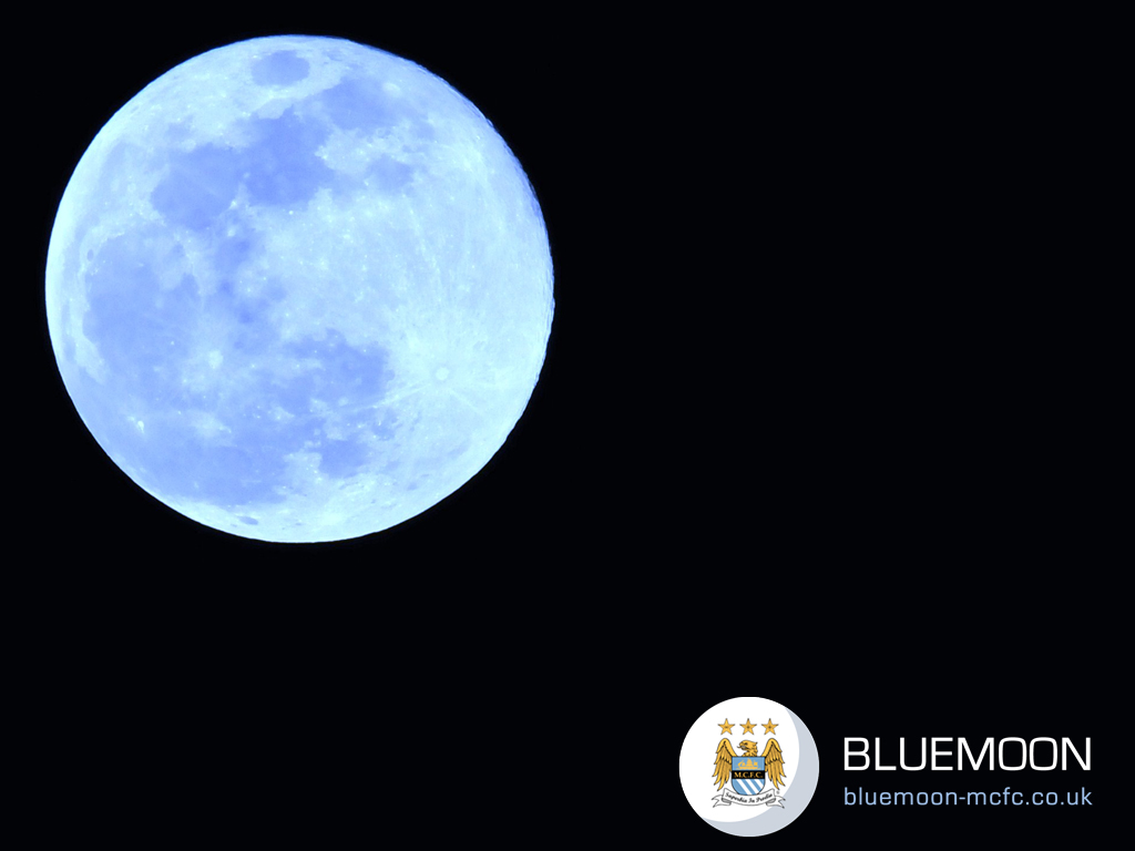 Blue Moon Wallpaper Man City - 1024x768 Wallpaper 