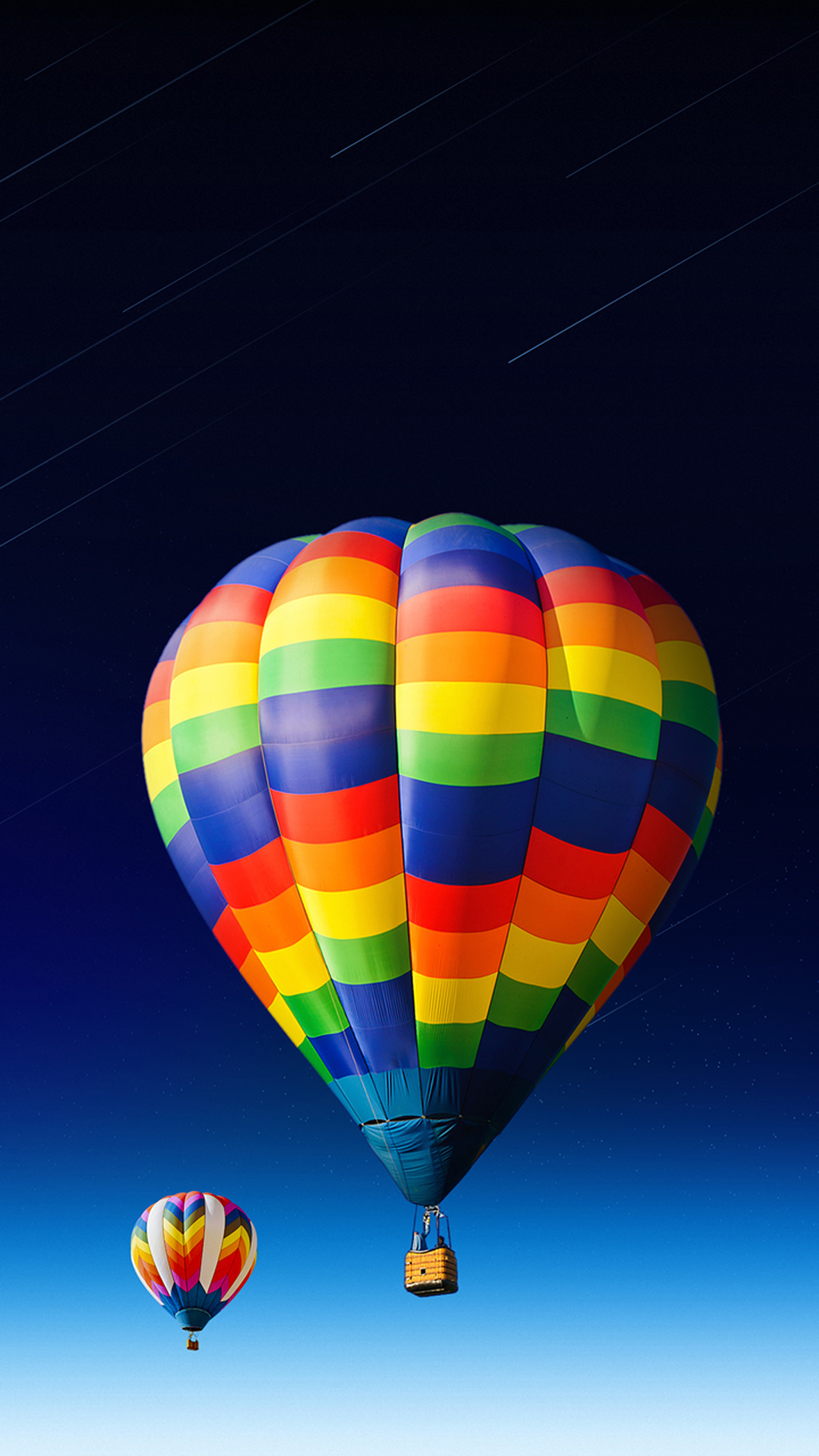 Nice Colored Hot Air Balloon Android Wallpaper - Balloon Wallpaper For Android - HD Wallpaper 