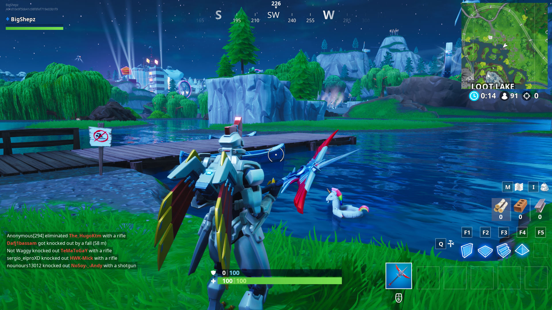 All The Unicorn Floaties In Fortnite - HD Wallpaper 