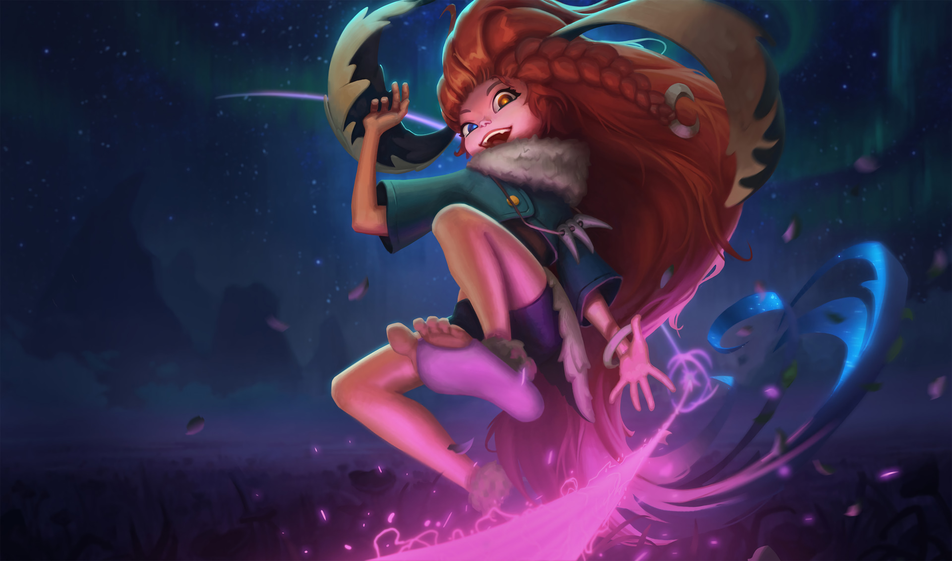 Zoe By Razz Hd Wallpaper Background Fan Art Artwork - League Of Legends Zoe - HD Wallpaper 